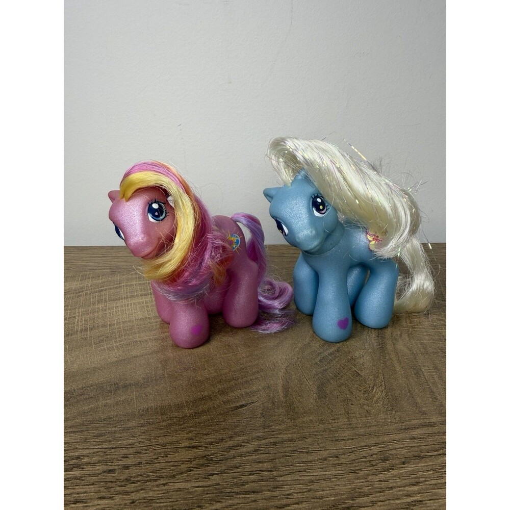 Vintage My Little Pony G3 2 Pc Lot Baby Sunsparkle & Bellaluna